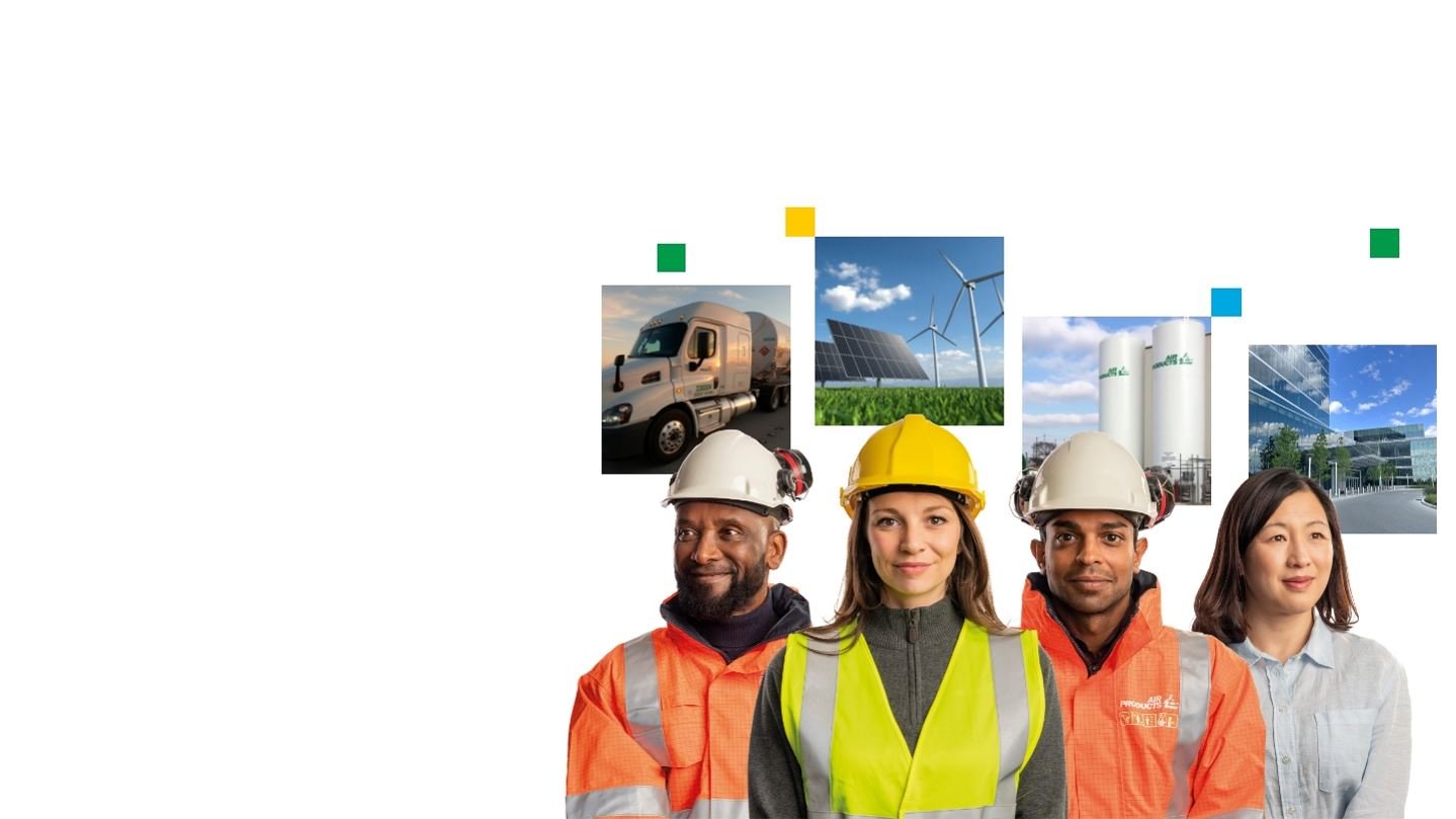 Diverse group of employees in engineering, construction and procurement roles